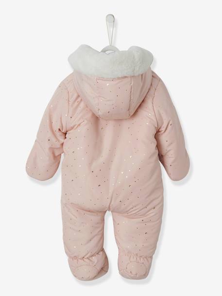 Combipakje baby met voering en volledige opening NUDE MET PRINT - vertbaudet enfant 