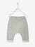 Molton babybroek Beige gevlekte AOP walvis+GECHINEERD LICHTGRIJS - BROS B+INKT - vertbaudet enfant 