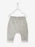 Molton babybroek Beige gevlekte AOP walvis+GECHINEERD LICHTGRIJS - BROS B+INKT - vertbaudet enfant 