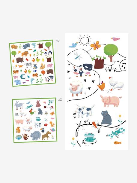 160 dierenstickers DJECO MEERDERE KLEUREN - vertbaudet enfant 