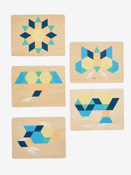 FSC®-hout tangram meerkleurig - vertbaudet enfant 