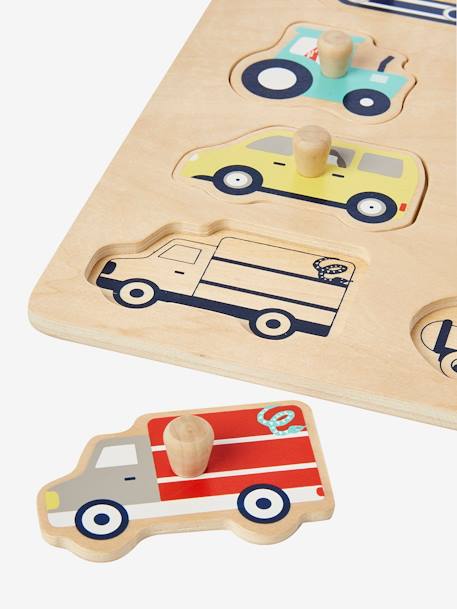 Puzzel met auto's meerkleurig - vertbaudet enfant 