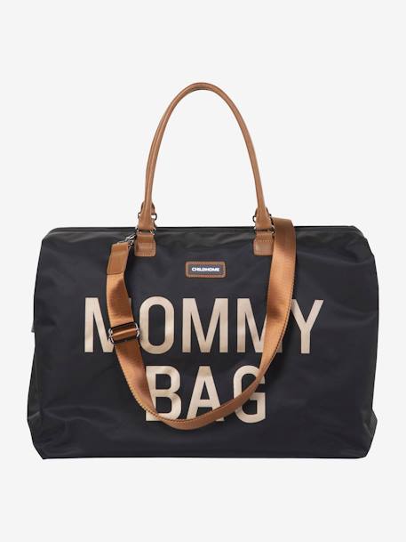 Luiertas Mommy Bag large CHILDHOME GEBROKEN WIT+ZWART GOUD - vertbaudet enfant 