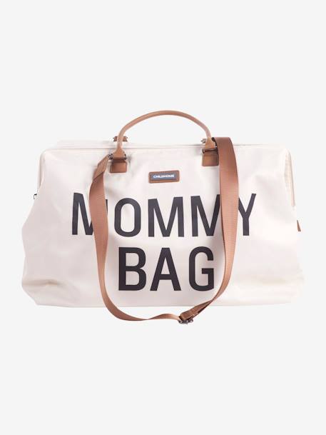 Luiertas Mommy Bag large CHILDHOME GEBROKEN WIT+ZWART GOUD - vertbaudet enfant 