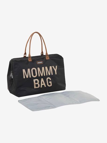 Luiertas Mommy Bag large CHILDHOME GEBROKEN WIT+ZWART GOUD - vertbaudet enfant 