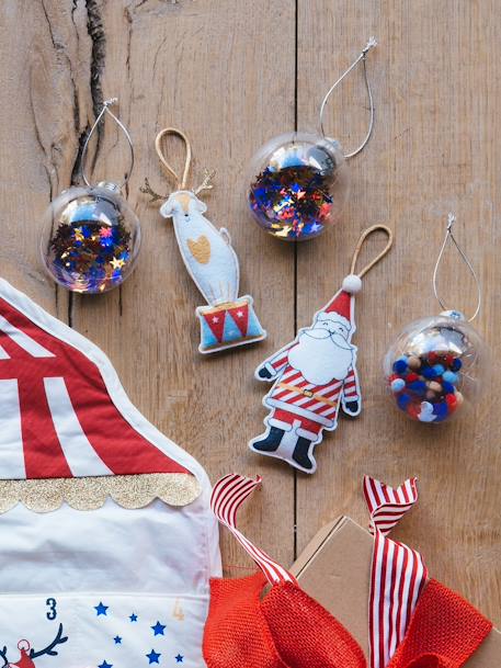 3 kerstbollen Rood - vertbaudet enfant 