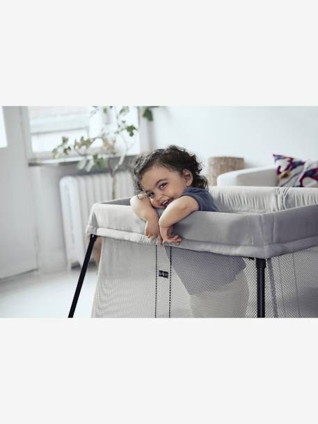 Campingbed Light BABYBJORN DONKERGROEN+ZILVER+ZWART - vertbaudet enfant 