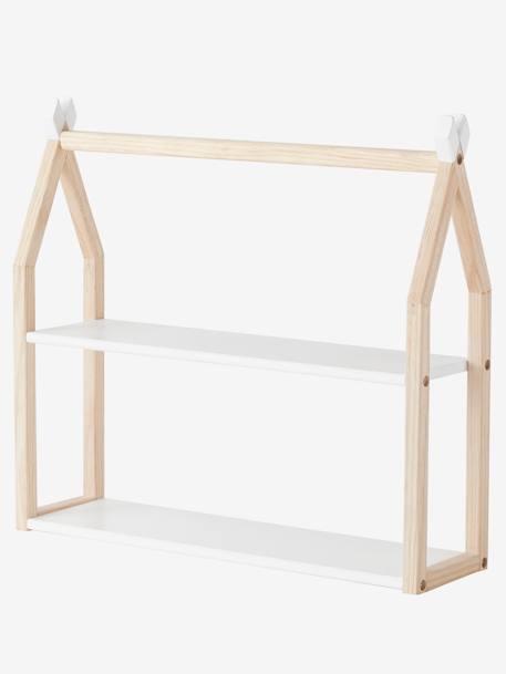 Wandplank Cabane hout - wit - vertbaudet enfant 