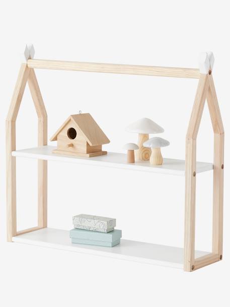 Wandplank Cabane hout - wit - vertbaudet enfant 