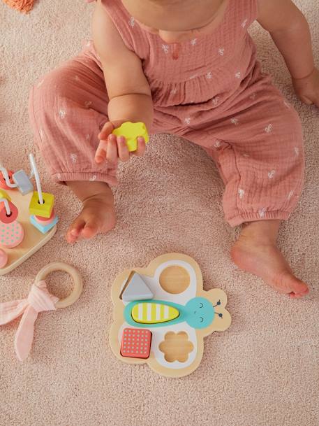 Koffer met 3 ontwikkelingsspelletjes meerkleurig - vertbaudet enfant 