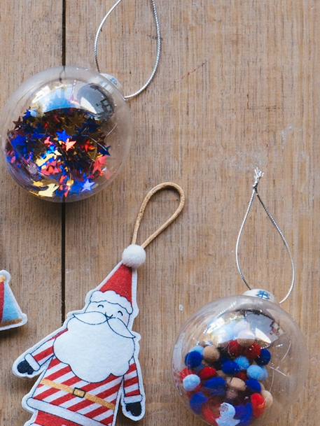 3 kerstbollen Rood - vertbaudet enfant 