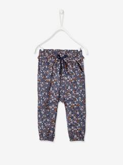 Baby-Babybroek met print elastische taille