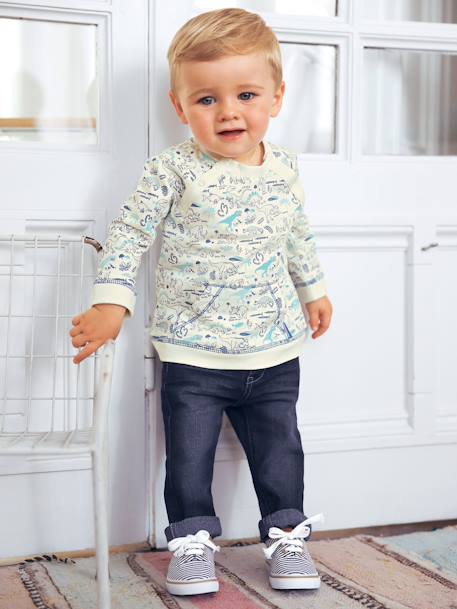 Babyjeans jongen recht model DENIM BRUT - vertbaudet enfant 