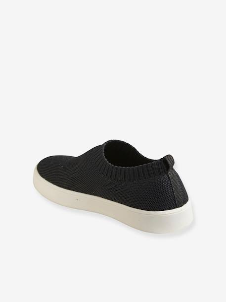 Ecologisch verantwoorde slip-on sneakers voor meisjes ZWART - vertbaudet enfant 