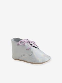 Schoenen-Baby schoenen 17-26-Slofjes-Soepele parkslofjes van leer