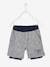 Sportieve set voor jongens met T-shirt en bermuda 2-in-1 effect inkt - vertbaudet enfant 