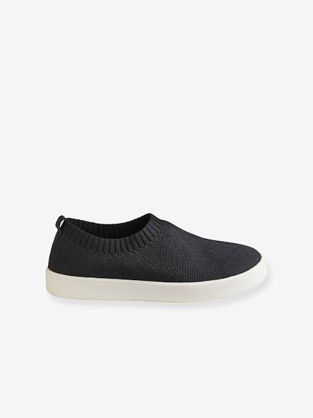 Ecologisch verantwoorde slip-on sneakers voor meisjes ZWART - vertbaudet enfant 