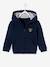 Jongensbabysweater met rits en capuchon inkt - vertbaudet enfant 