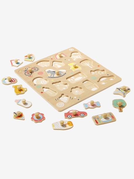 Happy Button Puzzle meerkleurig - vertbaudet enfant 