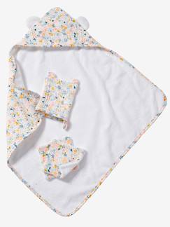 Speelgoed-Poppen-Set badcape + handschoen + luiers voor babypop