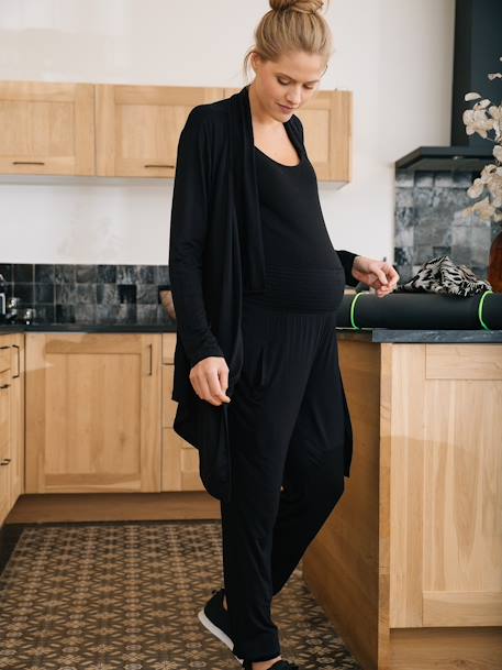 3-delige kit homewear voor tijdens de zwangerschap en borstvoeding ZWART - vertbaudet enfant 