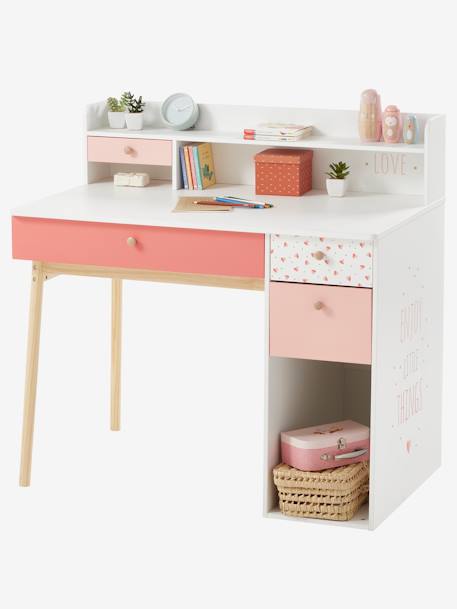 Eerste bureau Léa wit - hout - vertbaudet enfant 