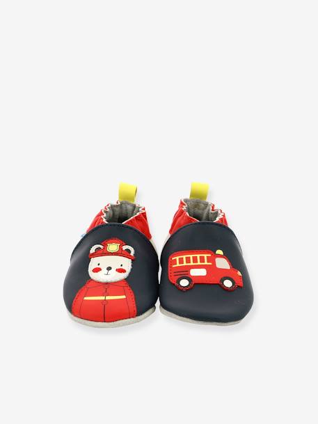 Sloffen Soft Soles Fireman Robeez© marine - vertbaudet enfant 