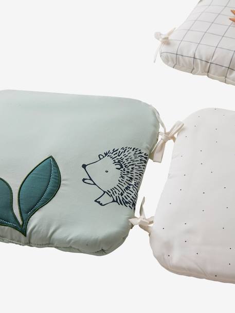 Gewatteerde bedbumpers Bio Collection LOVELY NATURE ivoorkleurig / veelkleurig - vertbaudet enfant 