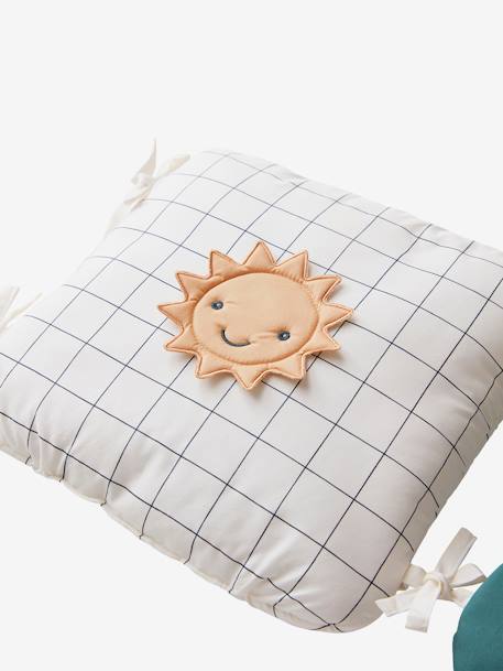 Gewatteerde bedbumpers Bio Collection LOVELY NATURE ivoorkleurig / veelkleurig - vertbaudet enfant 