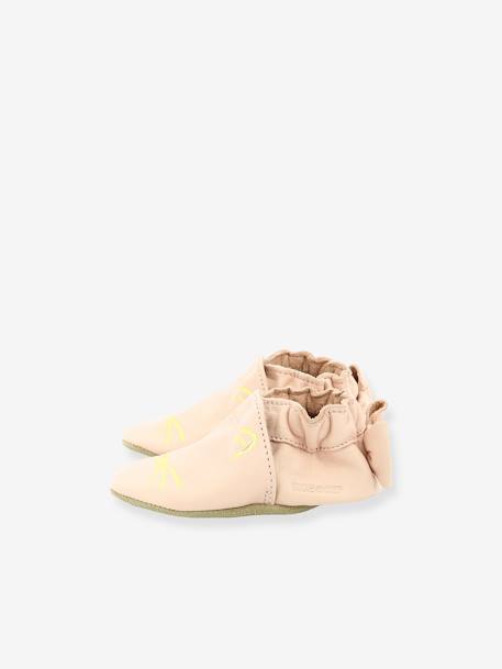 Sloffen Soft Soles Goldy Cat ROBEEZ© lichtroze+marine - vertbaudet enfant 