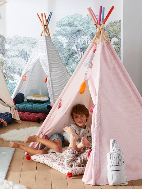 Omkeerbare tipi Petite Sioux roze - vertbaudet enfant 