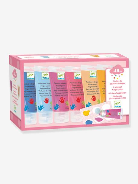 6 tubes vingerverf van DJECO ROZE - vertbaudet enfant 