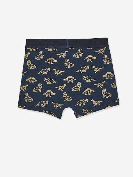 Set van 5 stretch jongensboxers Dino SET 5 - vertbaudet enfant 