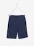 Jongenssportshort nummer 10 van technisch materiaal MARINEBLAUW+zwart - vertbaudet enfant 