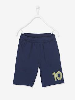 Jongens-Jongenssportshort nummer 10 van technisch materiaal