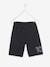 Jongenssportshort nummer 10 van technisch materiaal MARINEBLAUW+zwart - vertbaudet enfant 