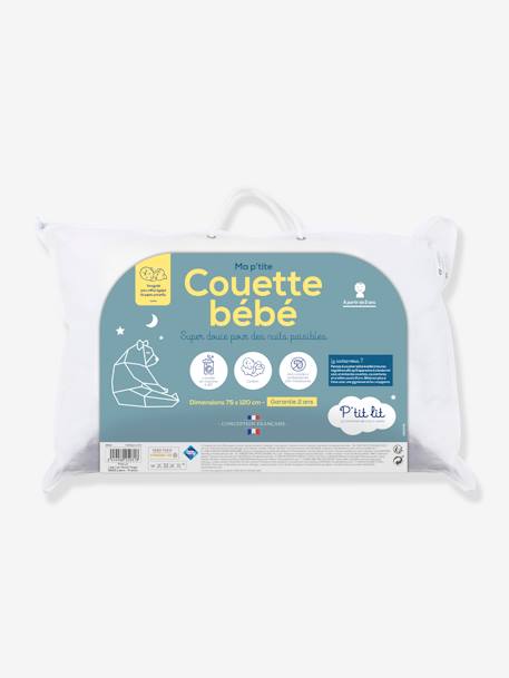 Anti-huisstofmijt en anti-bacterieel babydekbed wit - vertbaudet enfant 