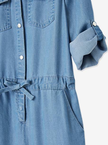 Lang jumpsuit gemaakt van flexibel lichtgewicht Lyocell® stone - vertbaudet enfant 