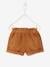 Corduroy short voor meisjesbaby hazelnoot+marineblauw - vertbaudet enfant 