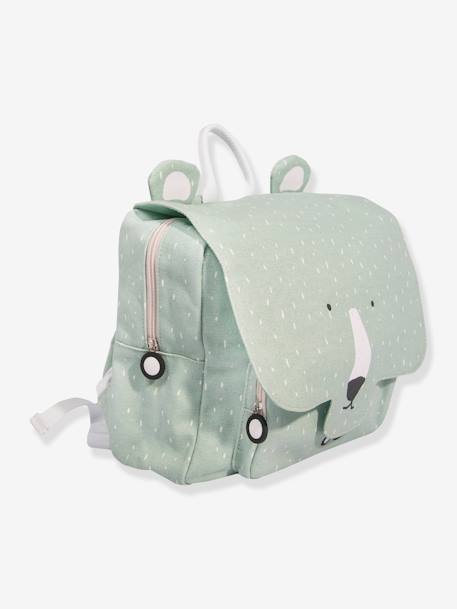 Boekentas Satchel animal TRIXIE beige+groen+Mr Crocodile+Mr Fox+Mr Koala+Mr Lion+Mr Penguin+Mr. Polar Bear+nude+sinaasappel - vertbaudet enfant 