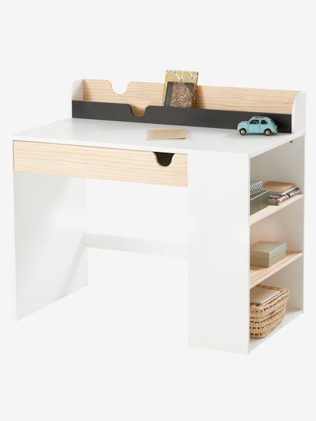 Kinderbureau LIGNE SCHOOL WIT - HOUT - vertbaudet enfant 