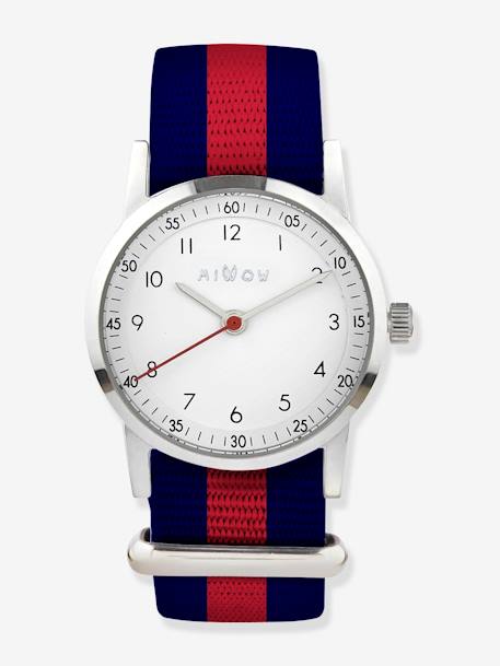 Horloge Millow Klassiek MILLOW rood gestreept - vertbaudet enfant 