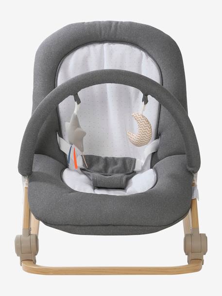 Transat met Babydream-boog curry+grijs/wit+lindegroen - vertbaudet enfant 