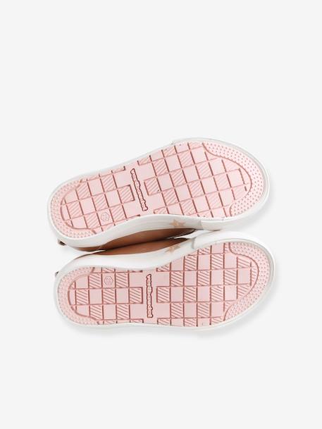 Sneakers met klittenband, kleutercollectie meisjes ROZE - vertbaudet enfant 