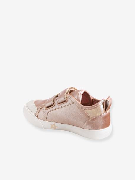 Sneakers met klittenband, kleutercollectie meisjes ROZE - vertbaudet enfant 