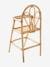 Hoge rotan kinderstoel beige - vertbaudet enfant 