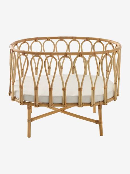 Rotan bed voor babypop beige - vertbaudet enfant 