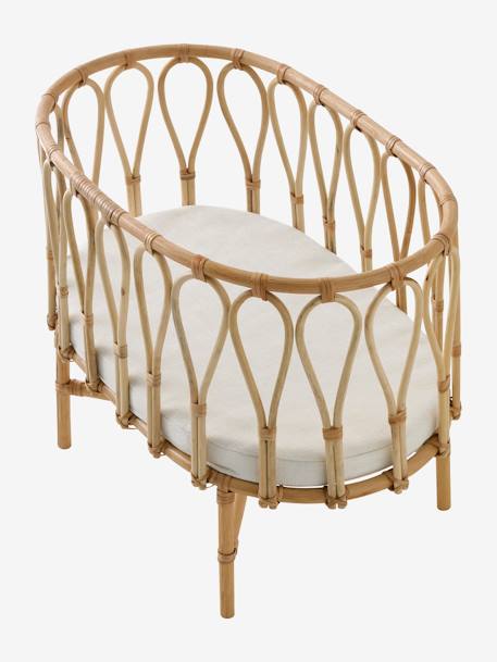 Rotan bed voor babypop beige - vertbaudet enfant 