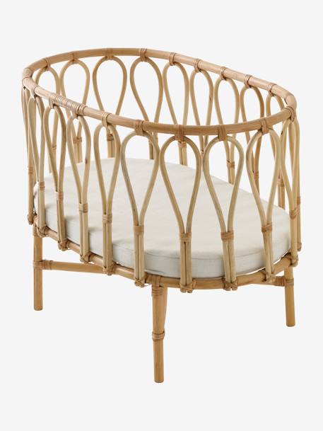 Rotan bed voor babypop beige - vertbaudet enfant 