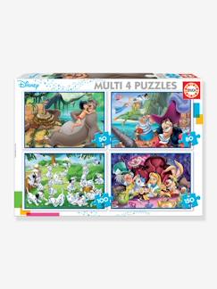 Speelgoed-Educatief speelgoed-Set met 4 puzzels van 50 tot 150 stukjes Multi 4 Classic Disney® EDUCA